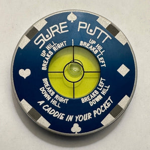 Sure Putt Pro Golf Green Reader - Navy Blue Poker Chip